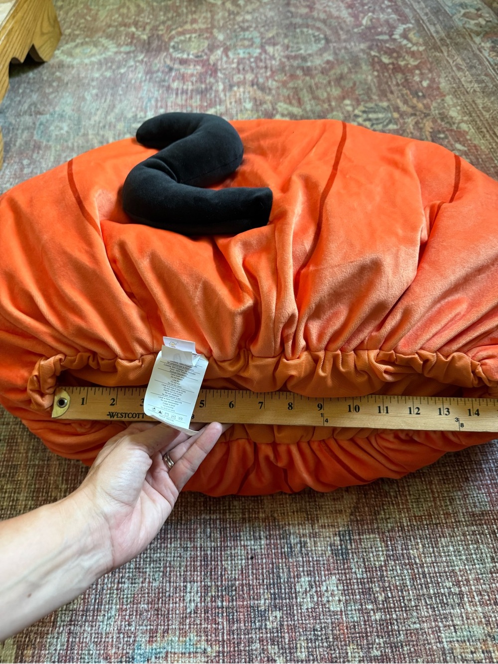 Squishmallows Calio Cat Plush Pumpkin Cat Halloween Costume- Orange & Black - Picture 10 of 10